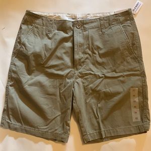 Old Navy men’s shorts tan khaki 9” inseam 36” waist New with Tags